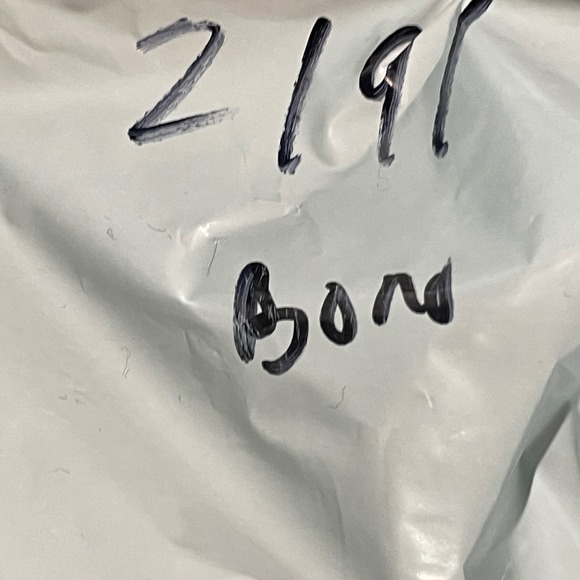 BONOBOS Men's Herringbone Quarter Zip Sweater 100% Merino Wool Gray Size M - Picture 9 of 9